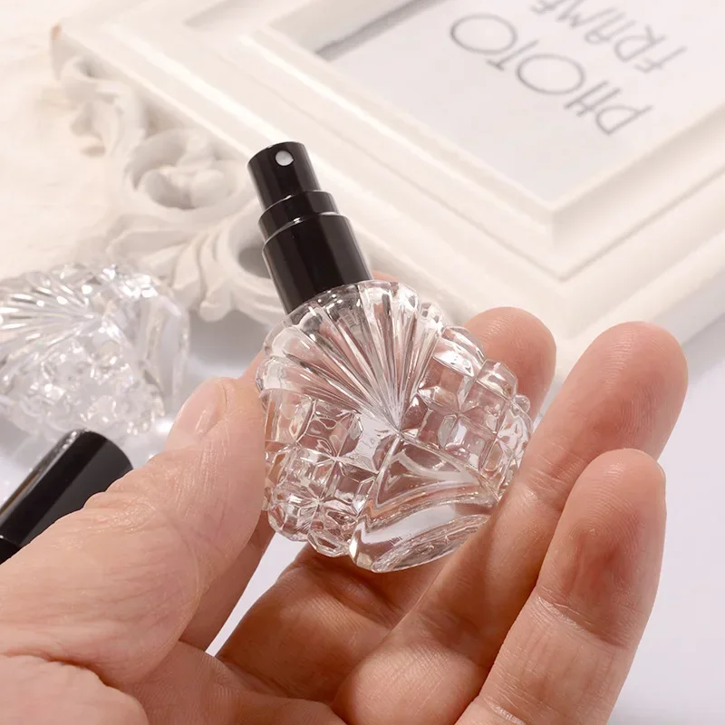10ml 15ml Glass Atomizer Perfume Bottle Glass Tube Spray Perfume Sub-bottling Moisturizing Spray Bottle Refillable Bottles
