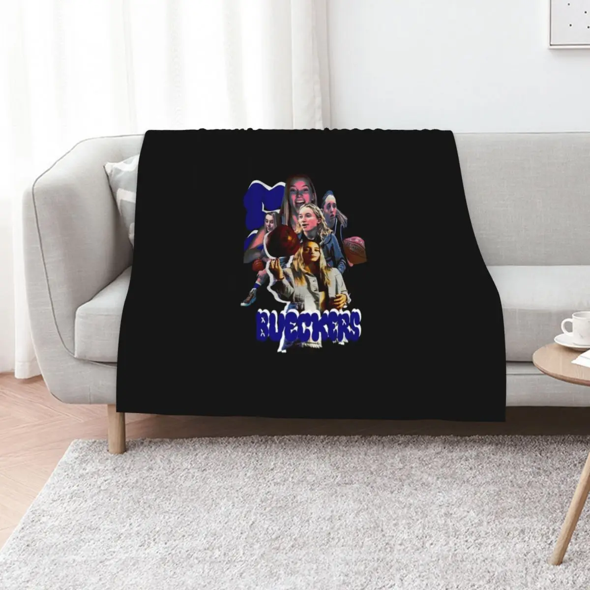 Paige Bueckers Throw Blanket Flannel Fabric Travel Luxury St Warm Luxury cosplay anime Blankets