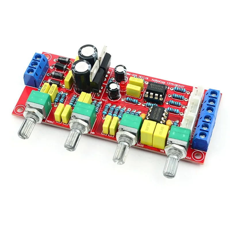 HiFi NE5532 Vorverstärker Board High-Mitte Bass Einstellung Verstärker Audio Ton Pre-Amp PCB