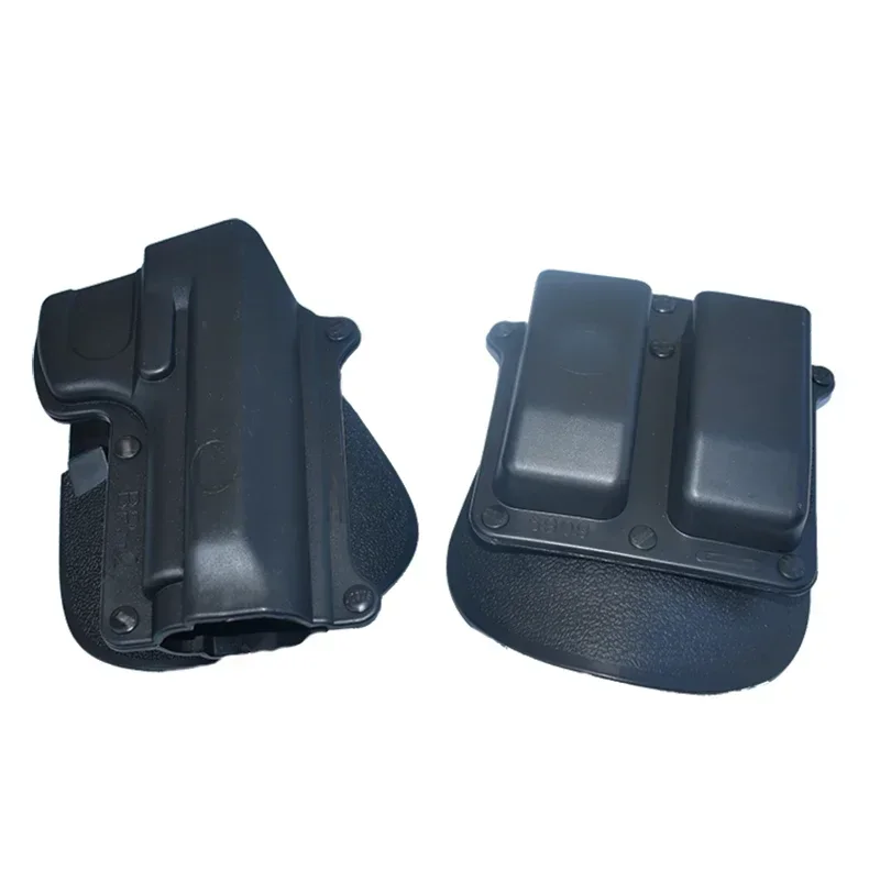 حافظة المسدس التكتيكي BR2 Beretta 92/96 (باستثناء Brig & Elite) حافظة المجداف Taurus 92/99/Cz 75B.40 حقيبة مجلة مزدوجة 6909