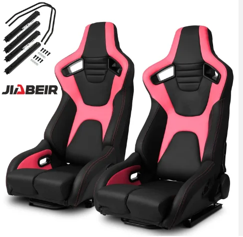 JBR 1095 Universal Driver Car High Quality Leather Adjustable Sport Simulator Gaming Sim Racing Seats