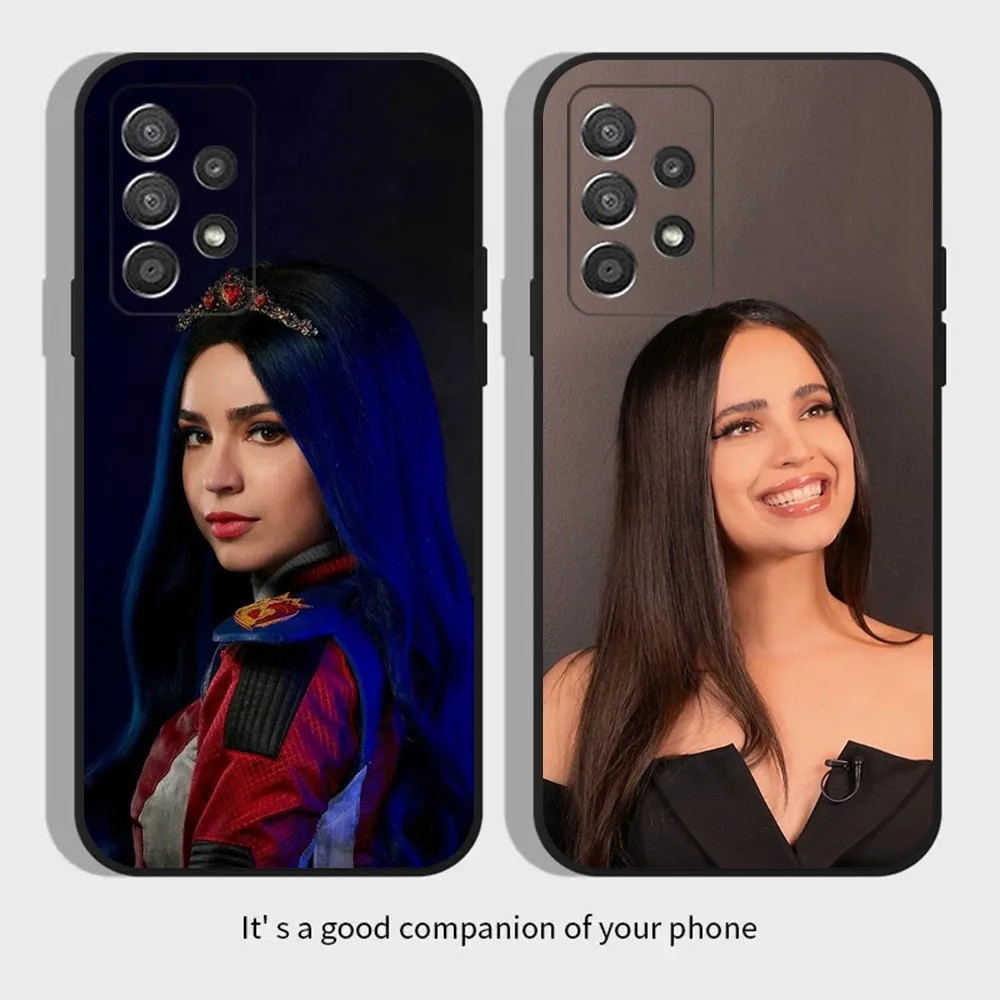 S-Sofia Carson Phone Case For Samsung Galaxy A13,A21s,A22,A31,A32,A52,A53,A71,A80,A91 Soft Black Cover