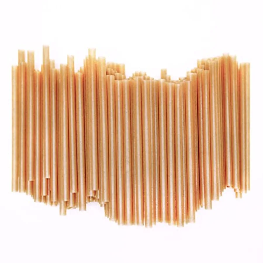 

5 Inch Short Biodegradable Cocktail Straws 200 pcs Compostable Cocktail Stirrers Straws Made from 100% Sugarcane Fiber A Plasti