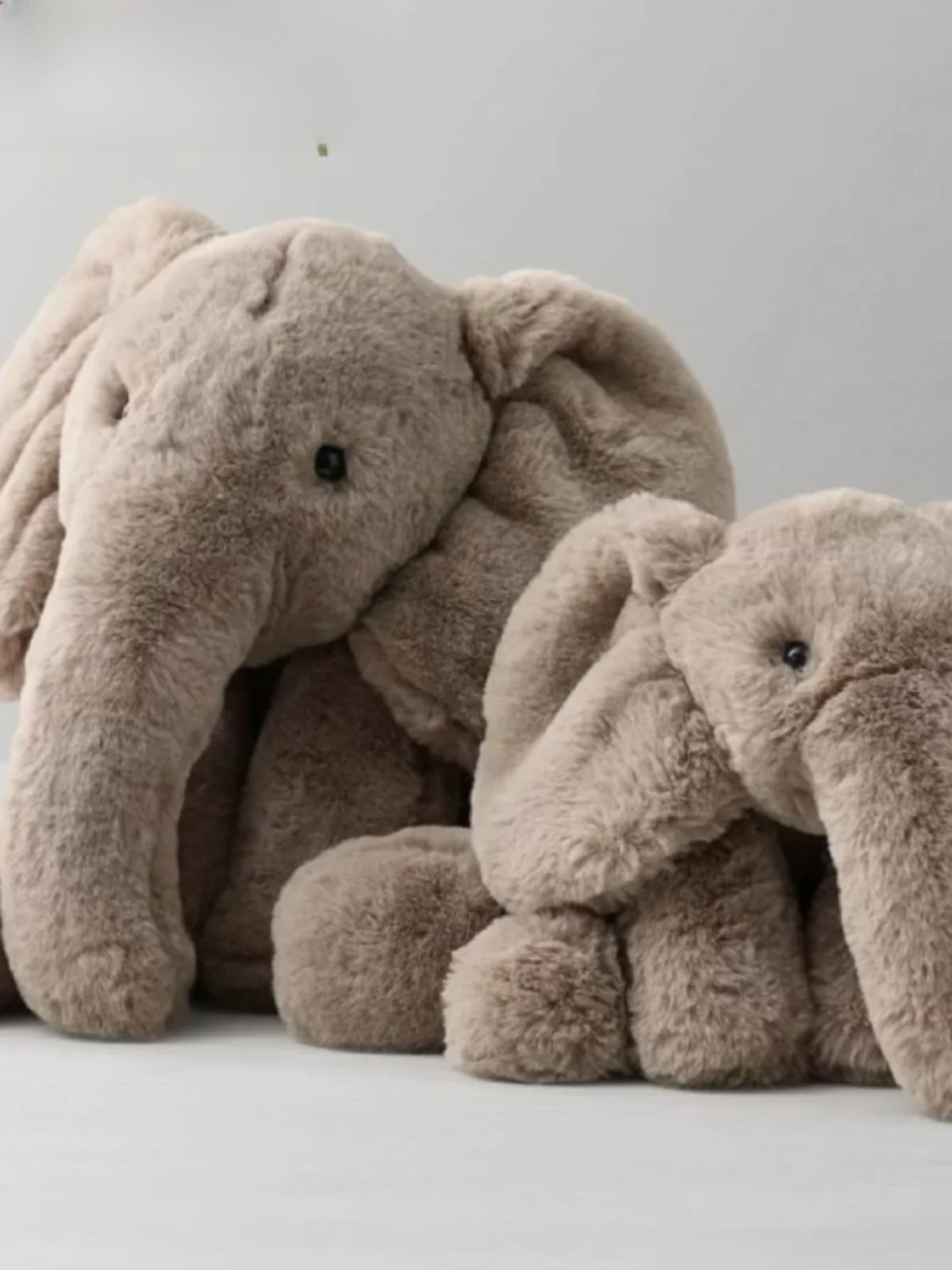 

Плюшевая игрушка-слоник для подарка на день рождения, мягкая кукла-комфортер для детей, наполненная ПП-хлопком, из мягкой ткани, для всех возрастов