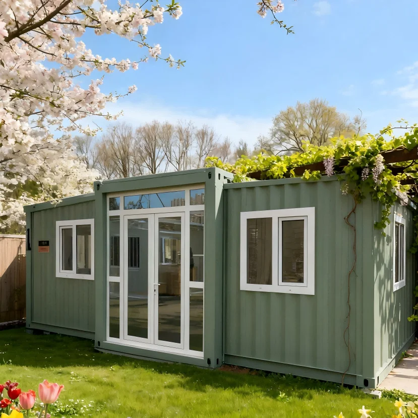 Customized 20Ft Luxury Prefabricated Steel Container House Foldable Mobile Extendable Mobile Home Mobile Prefab Homes