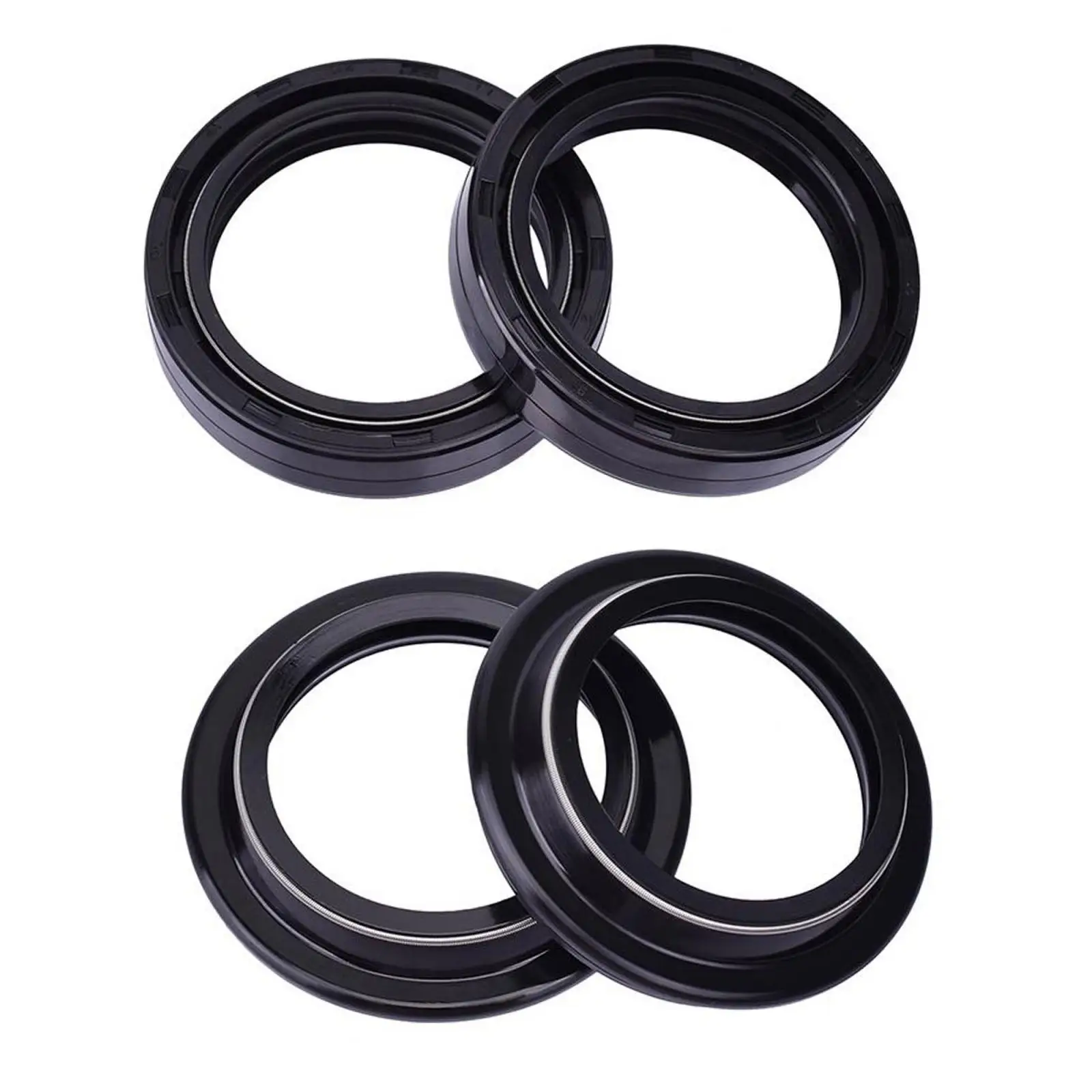 

Motorcycle Front Fork Oil Seal Dust Seal Kit High Quality Rubber Double Sided Spring for BMW Honda Suzuki Kawasaki