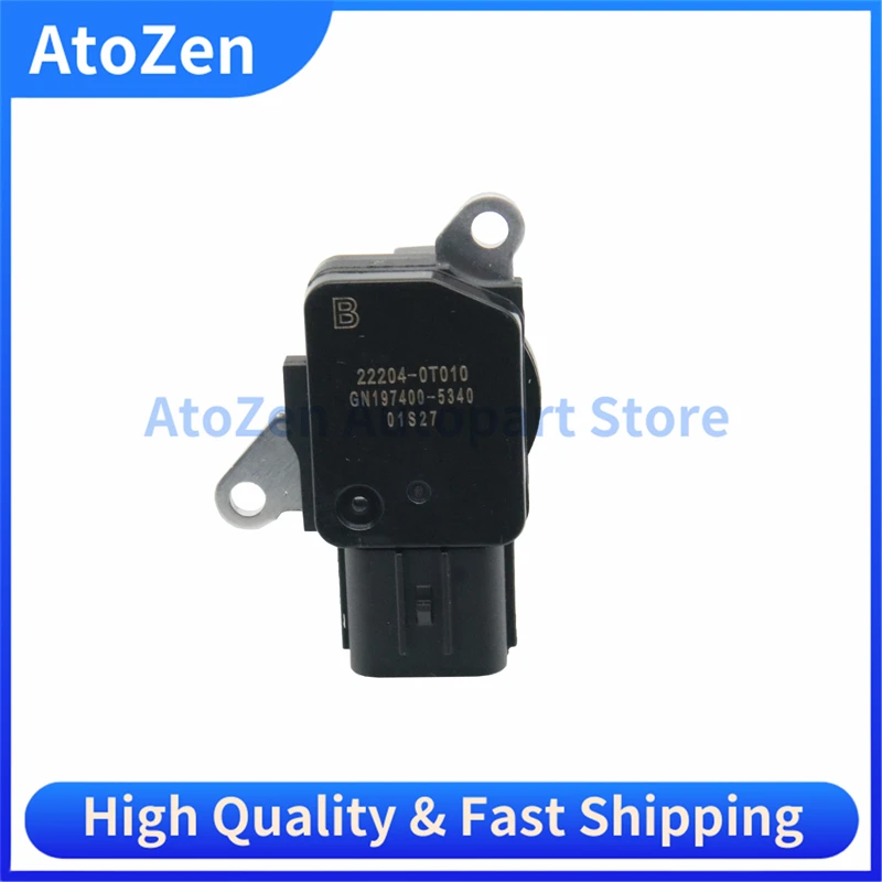 Sensor medidor de flujo de aire masivo MAF 22204-0T010 22204-0H010 para TOYOTA AVALON CAMRY COROLLA HIGHLANDER MATRIX RAV4 SIENNA LEXUS ES350