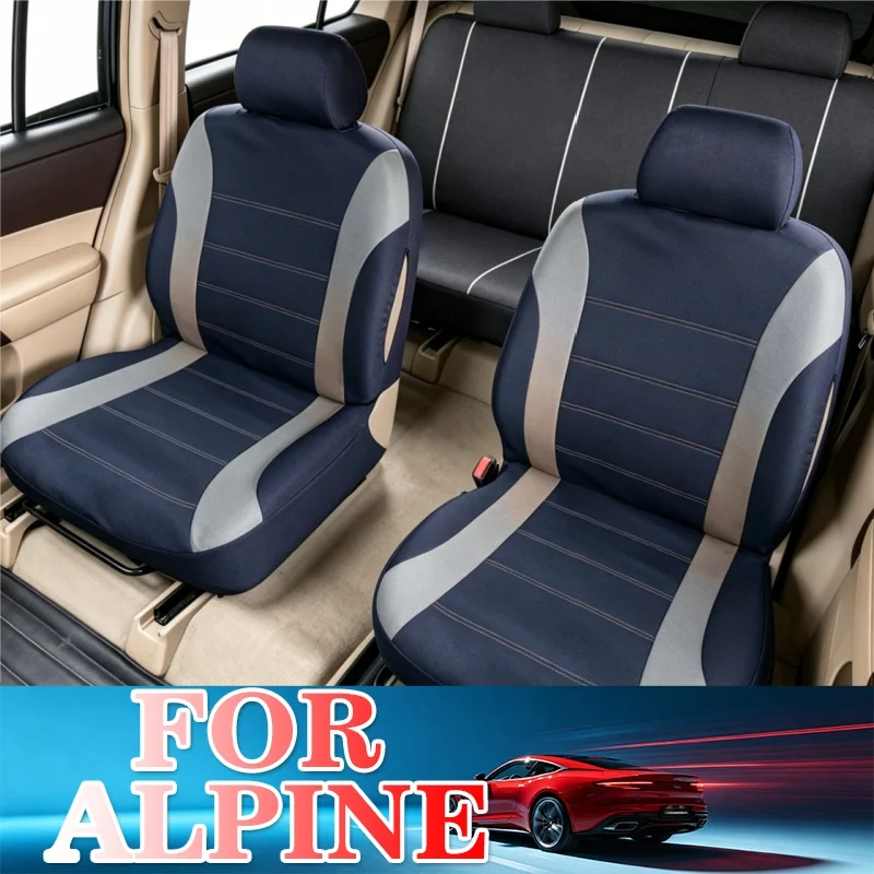 9pcs 5 seats of car seat covers For Alpine Brand, high elasticity fabric, universal fit suitable for multiple vehicle models