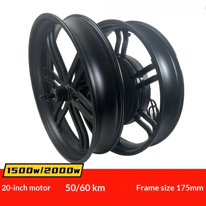 2000w60km/h 20 Inch Front and Rear Wheel Snowmobile Off-road Vehicle Wheel Hub Motor 20x4.0