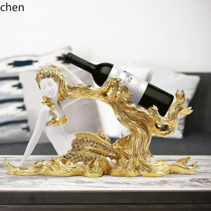 ZML Modern Minimalist Living Room Desktop Decoration Resin Electroplated Figure Decoration