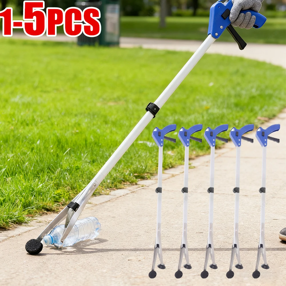 

Приспособление для сбора мусора из алюминиевого сплава с мощными резиновыми присосками, инструмент-захват для использования в помещении/на улице/на рабочем месте/дома