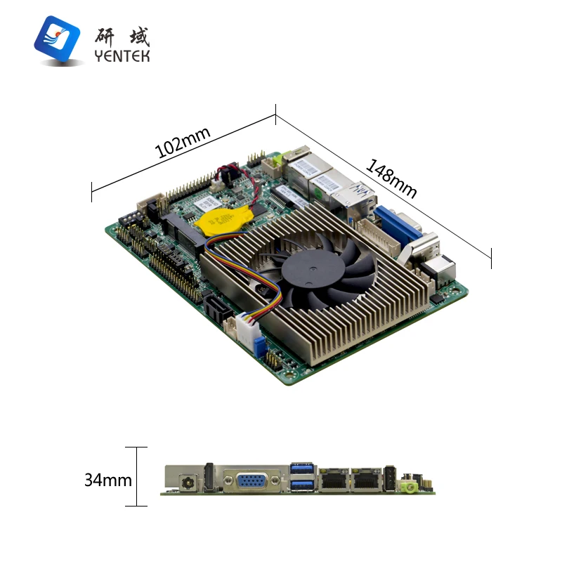 New 3.5 Inch I5-8260U DDR4 Single MSATA 2 LAN 6 COM Port 7 USB High Definition VGA LVDS Monitor，1PCS
