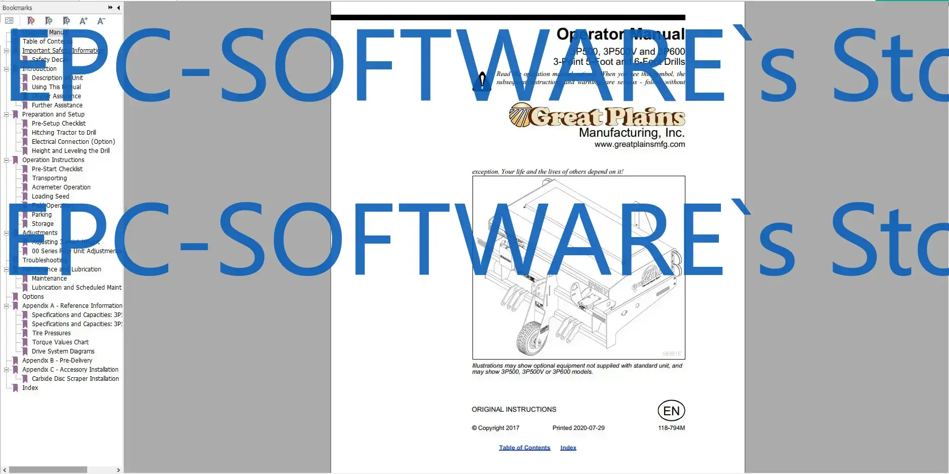 

Great Plains Сельскохозяйственный PDF-оператор 11,9 ГБ Руководство по эксплуатации и руководству по запчастям DVD