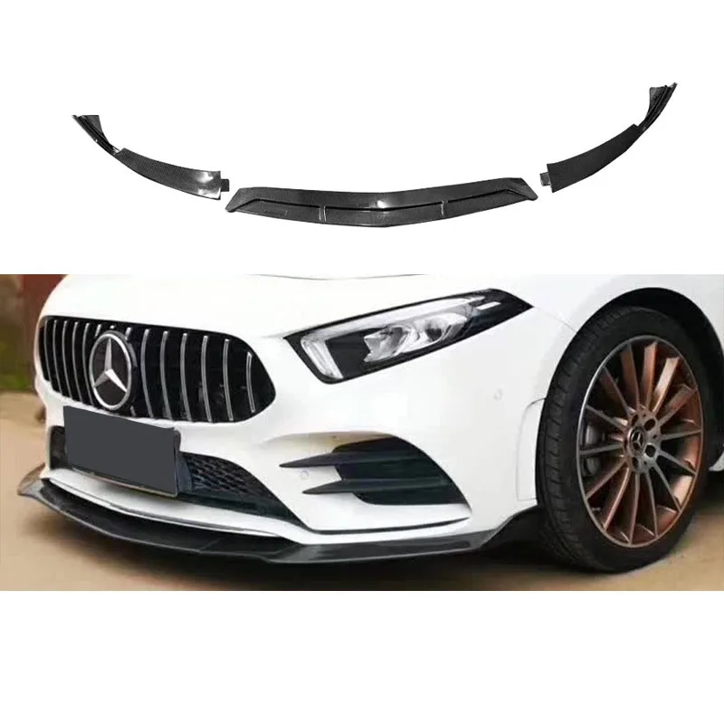 

Suitable for Mercedes-Benz CLA W177 front lip carbon fiber front splitter BS type car accessories.