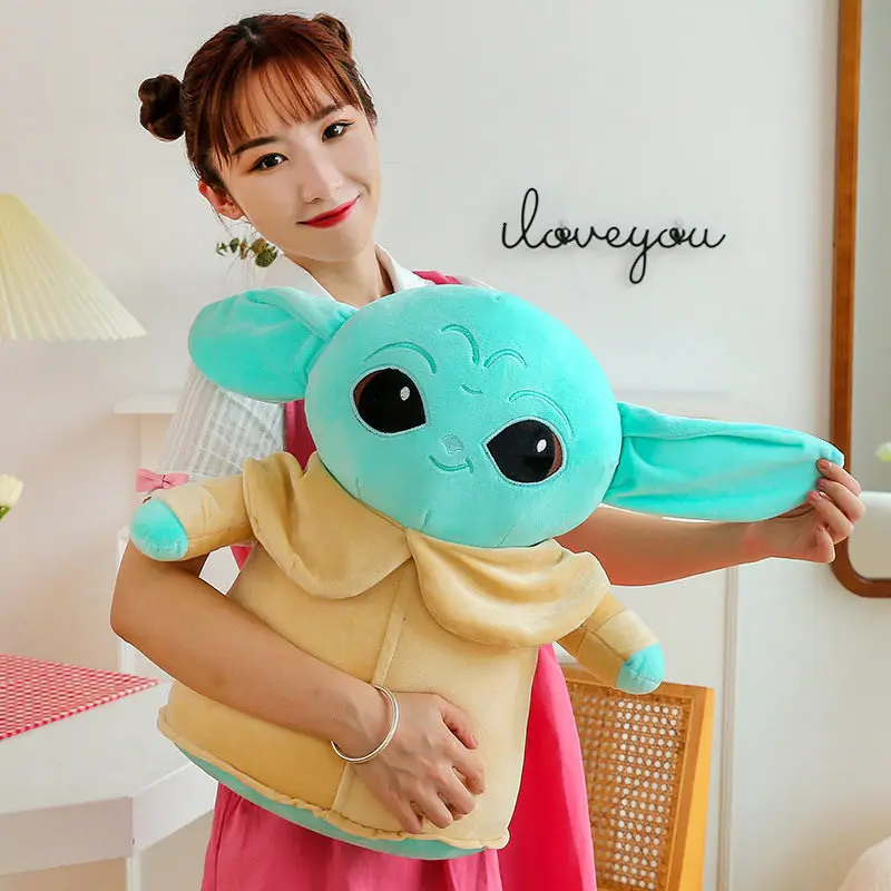 Star Wars Baby Yoda Cute Cartoon Plush Doll Pillow Collectible Trendy Toy Room Decor Ornament Gift view 3