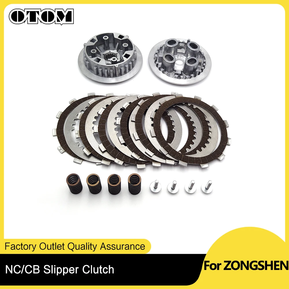 OTOM Motorcycle Slipper Clutch Assembly Starter Clutch Friction Plate Transmission Disc For ZONGSHEN KAYO BOSUER AVANTIS ENDURO