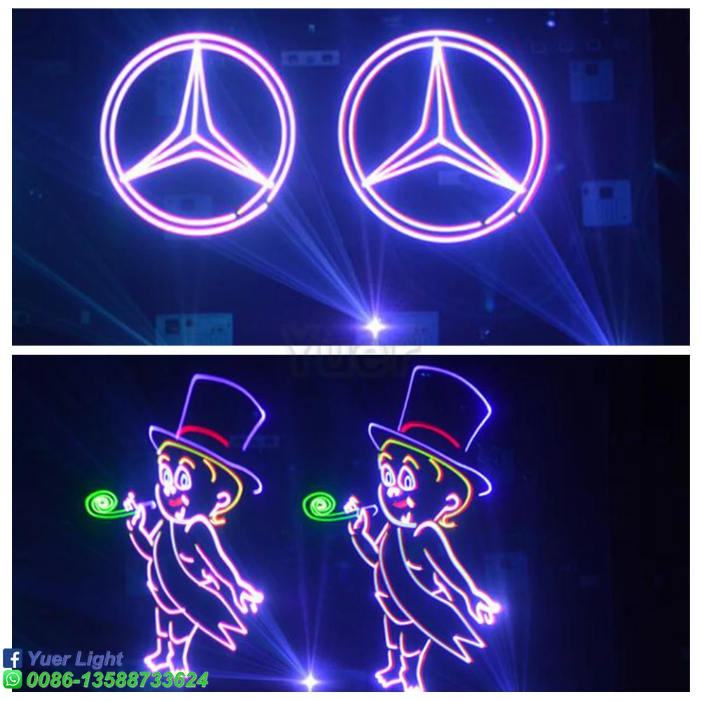 Imagem -06 - Laser Scan Laser Light para Festa de Casamento Profissão Laser Light Feixe Forte Iluminação Dmx Clube dj Disco Animação 3d Laser Lights 10w Ilda 30kpps