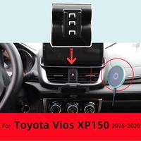 Magnetic Phone Holder For Toyota Vios XP150 2016-2020 2017 Wireless Charging Special Bracket Base MagSafe Cars Accessoires