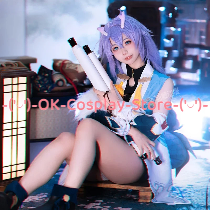 

Game Honkai: Star Rail Bailu Cosplay Costume Honkai Impact 3 Cosplay Dress Suit Aime Clothing Halloween Uniforms Custom Made