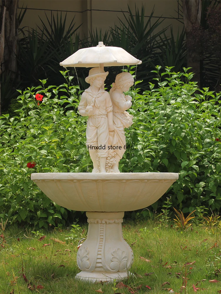 Large outdoor garden running water decoration courtyard water feature decoration