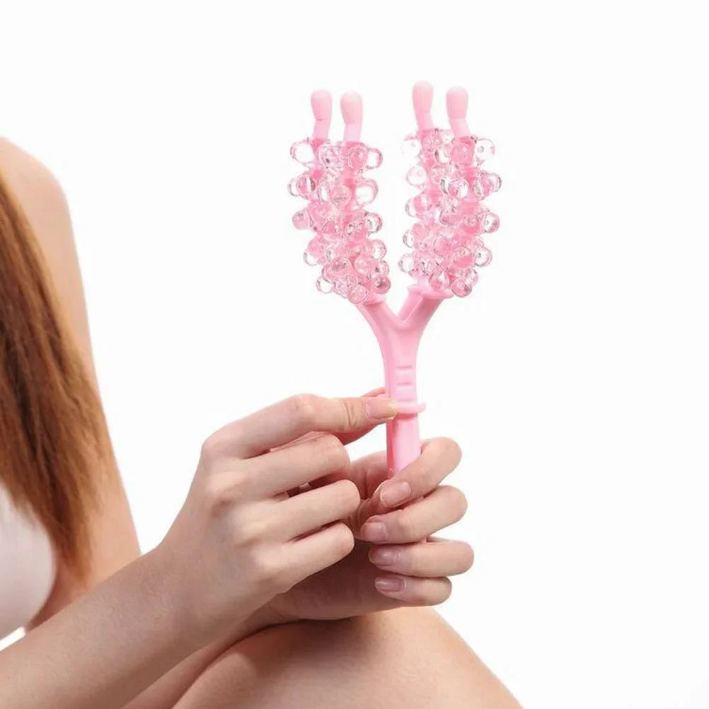 

Пластиковый ручной массажер, роликовый инструмент для расслабления мышц рук, ног, портативное мини-массажное устройство для ухода за телом, аксессуары