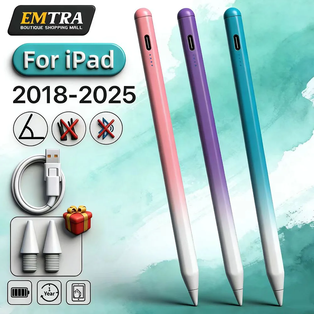 

Для Apple Pencil 2 1 Palm Rejection Power Display Аксессуары для iPad iPad 2022 2021 2020 2019 2018 Pro 11 12,9 Air Mini Stylus Pen