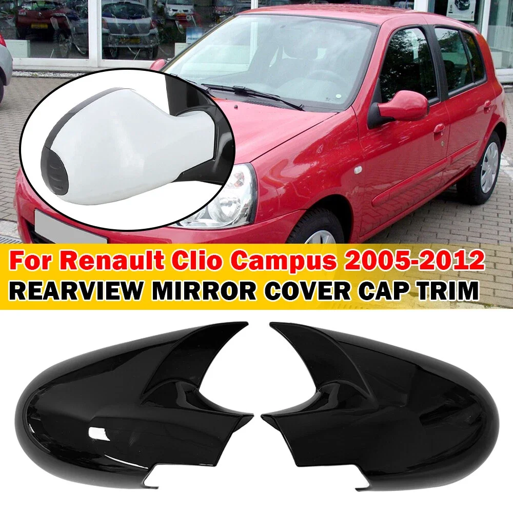 For Renault Clio Campus 2005-2012 Rearview Mirror Cover Body Kit Accessories