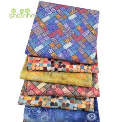 Chainho,60 Yarn,High-Density,Court Style,Digital Printed Plain Cotton Fabric,DIY Quilting Sewing Poplin Material For Baby Child