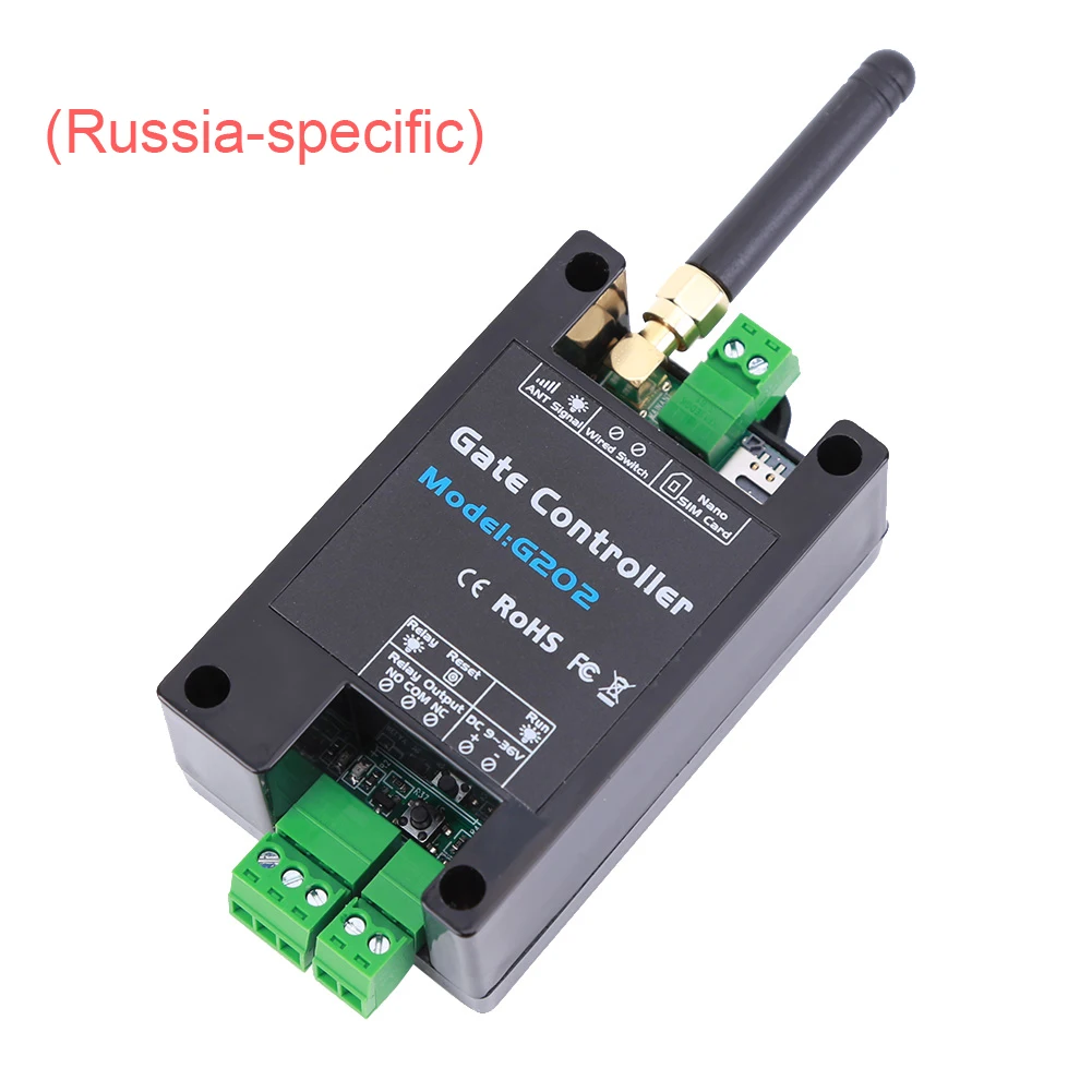 

Пульт дистанционного управления GSM 2G G202 Пульт дистанционного управления Бесплатный вызов Устройство открывания дверей Реле включения и выключения для открывания раздвижных распашных гаражных ворот