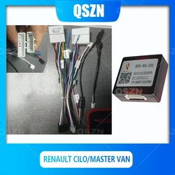 QSZN DVD 16 PIN Power cable Canbus Box Decoder RP5-RN-101 For Renault Clio Harness Wiring Cables Car Radio Android