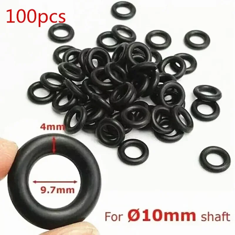 

100pcs Air Control Valve Seal O-Ring Part 9.7mm For Tyre Tire Changer Machine Foot Pedal 10x4mm