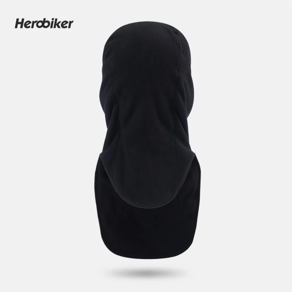 HEROBIKER Motorcycle Face Mask Shawl Autumn Winter Thermal Fleece Face Shield Mask Moto Balaclava Windproof Cycling Ski Scarf