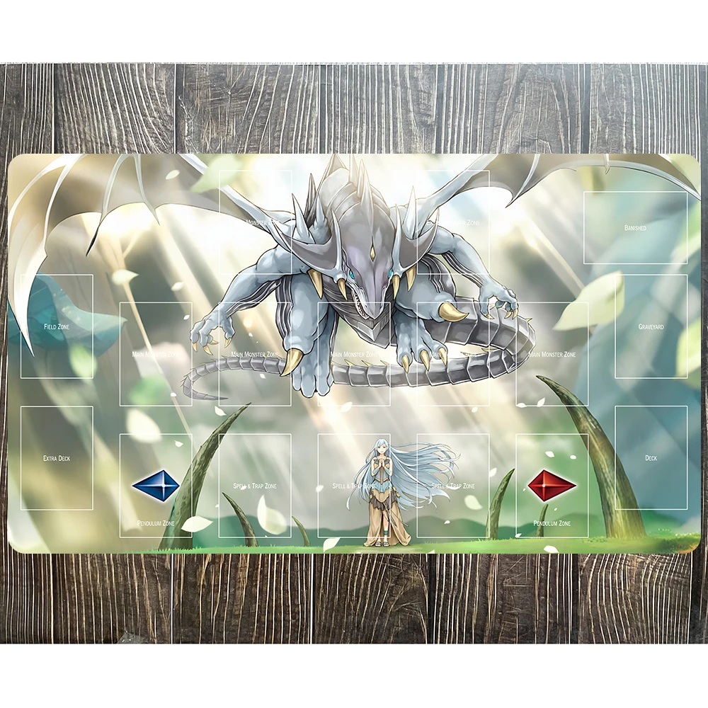 YuGiOh Playmat Wishes for Eyes of Blue Card Pad YGO Mat TCG Yu-Gi-Oh Mat-127