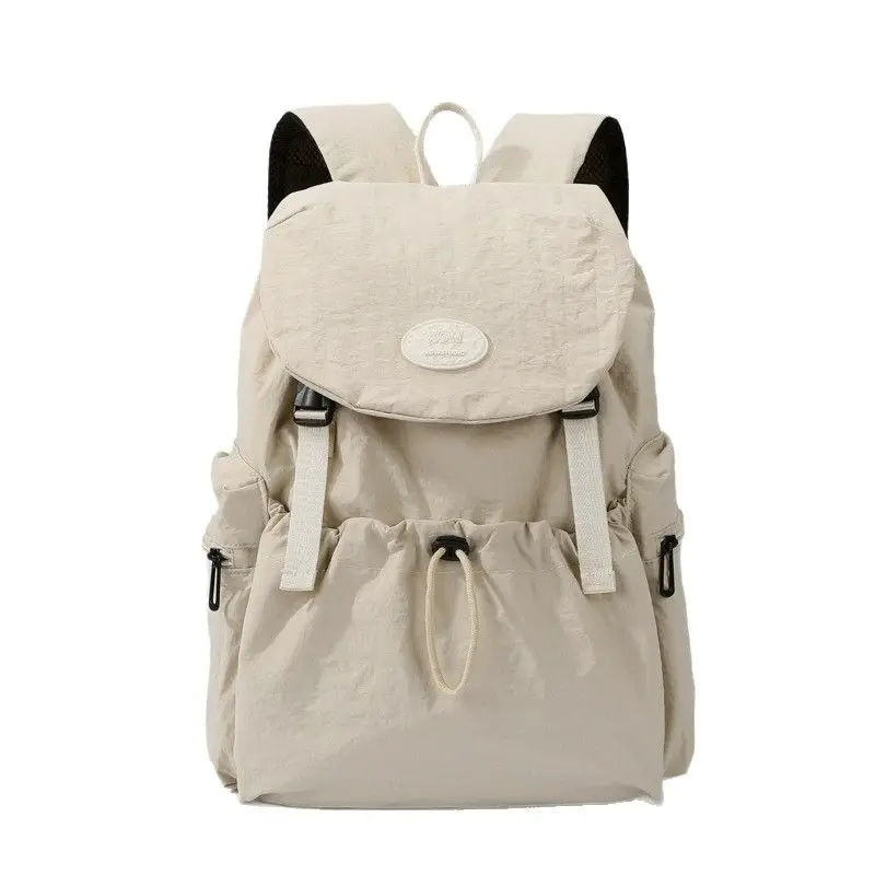 Color Block Unisex Backpack Large Capacity Lightweight Laptop Bag Fashion Casual Student School Bag Waterproof Outdoor Mountaine