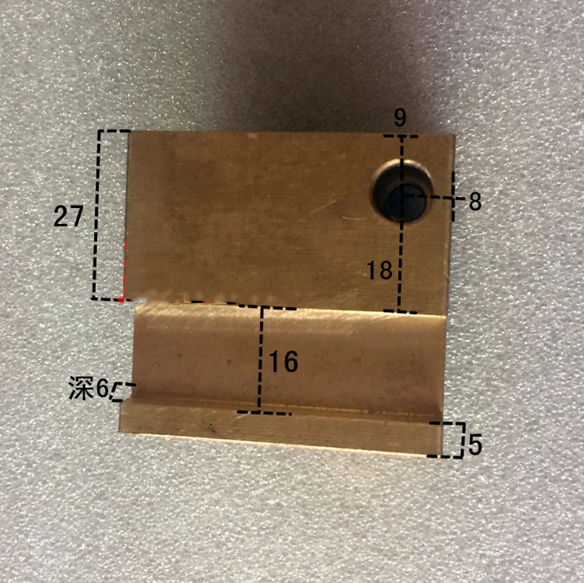 Dalian Lathe CD6140A Middle Pallet Screw Copper Nut CD6240A Middle Screw CD6150A