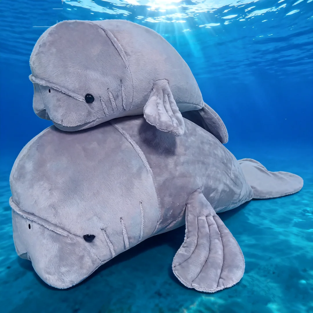 34 سنتيمتر/50 سنتيمتر كاواي مورغان خروف البحر ألعاب من نسيج مخملي لطيف المحيط مخلوق هدية الاطفال وعشاق الحياة البحرية عناق خروف البحر هدية الكريسماس