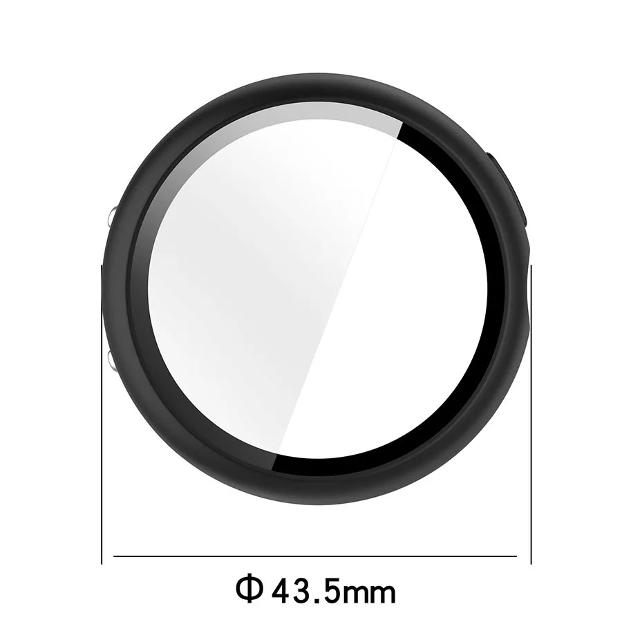 Tempered Glass+Case For Google Pixel Watch 5 45mm 41mm Hard PC All-Around Bumper Screen Protector Cover for Google Pixel Watch 4