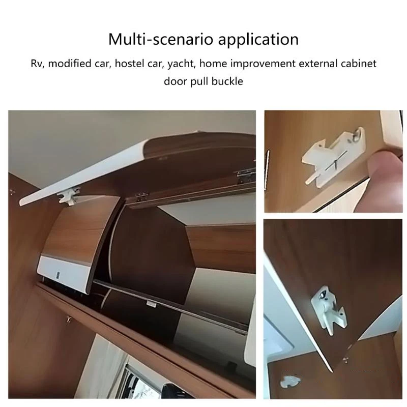 RV Boat Cabinet Door Latch Home Furniture Lock For Marine Trailer Camper Kitchen Bathroom Closet Cupboard Buckle Latch Lock