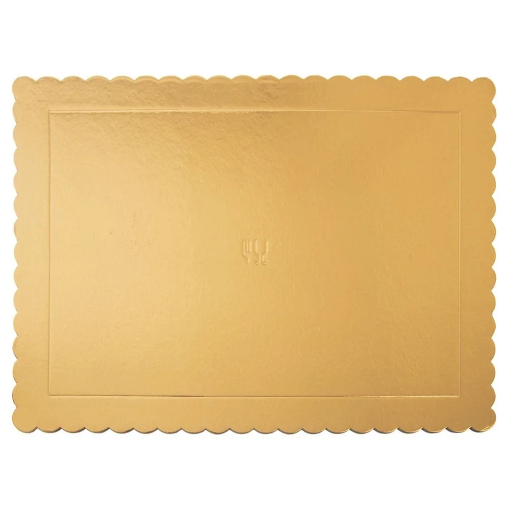 Taartprimer, Gouden Rechthoekige Taart 40x30cm