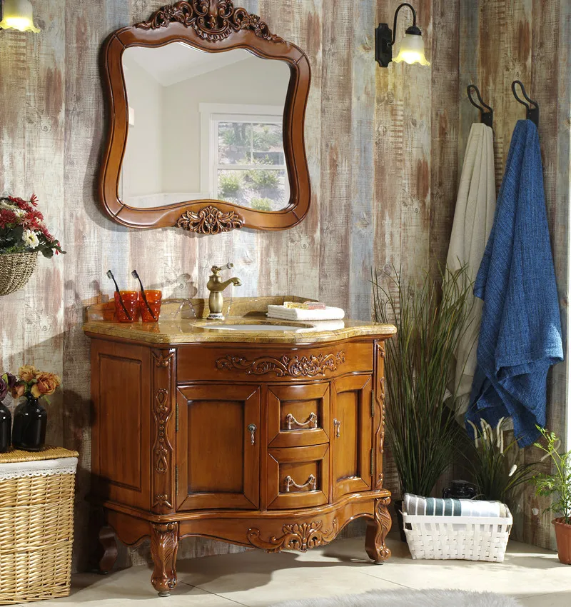 European-style bathroom cabinets, washbasins, cabinets, combined painted bathrooms, French oak washbasins, floor-standing