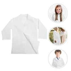 Long Sleeve Kids Lab Coats Children Experimental Suits Doctor Kindergarten Party Costumes Washable Scientist Outfit Boys Girls