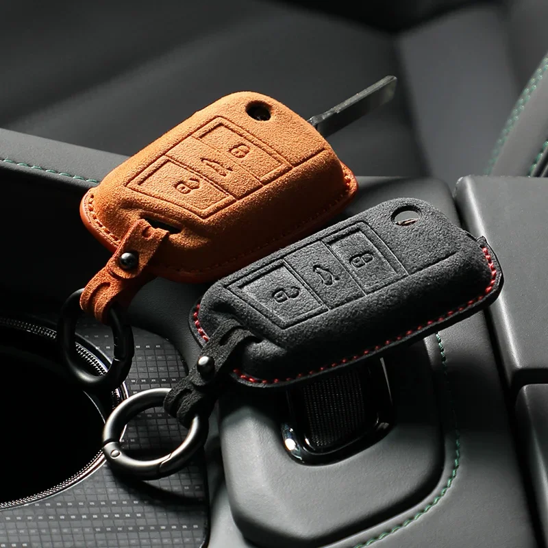 

Car Key Case For VW Volkswagen Tiguan Mk1 Mk2 Magotan Passat B5 B8 Polo Golf 4 5 6 7 Mk7 Jetta Keychain Cover Shell Protectors