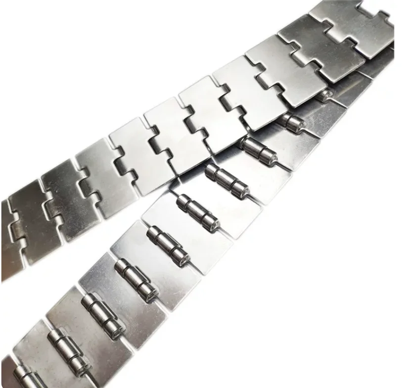 1Meter Width:76.2mm 304 stainless steel chain plate 812 single-stranded straight chain plate  pitch 38.1