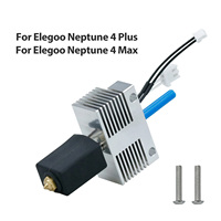 Hotend Kit 20v 60w for ELEGOO Neptune 4 PLUS/4 MAX 3D Printer Fully Assemble All-Metal Hotend With Nozzle 3D Printer Accessorie