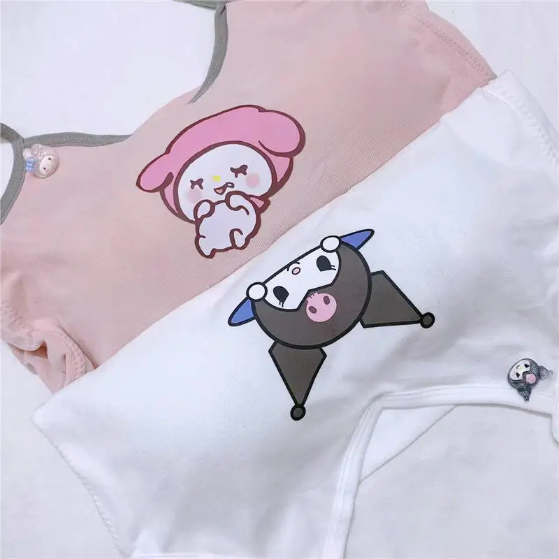 Sanrio Fashion Clothing Hello Kitty 2000 Top with Breast Pad Cute Top Girl Summer Cool Cropped Top White Sexy Suspender Girl Gif