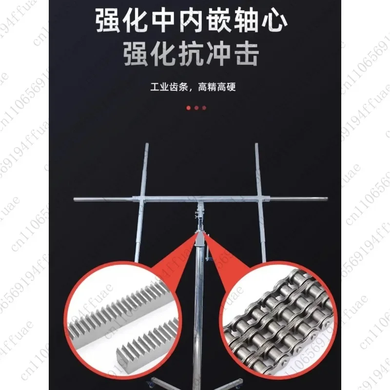 3.7 متر النجارة لوحة السقف إطار دعم الجبس مجلس رفع منصة دليل الفولاذ المقاوم للصدأ رافعة الدعم