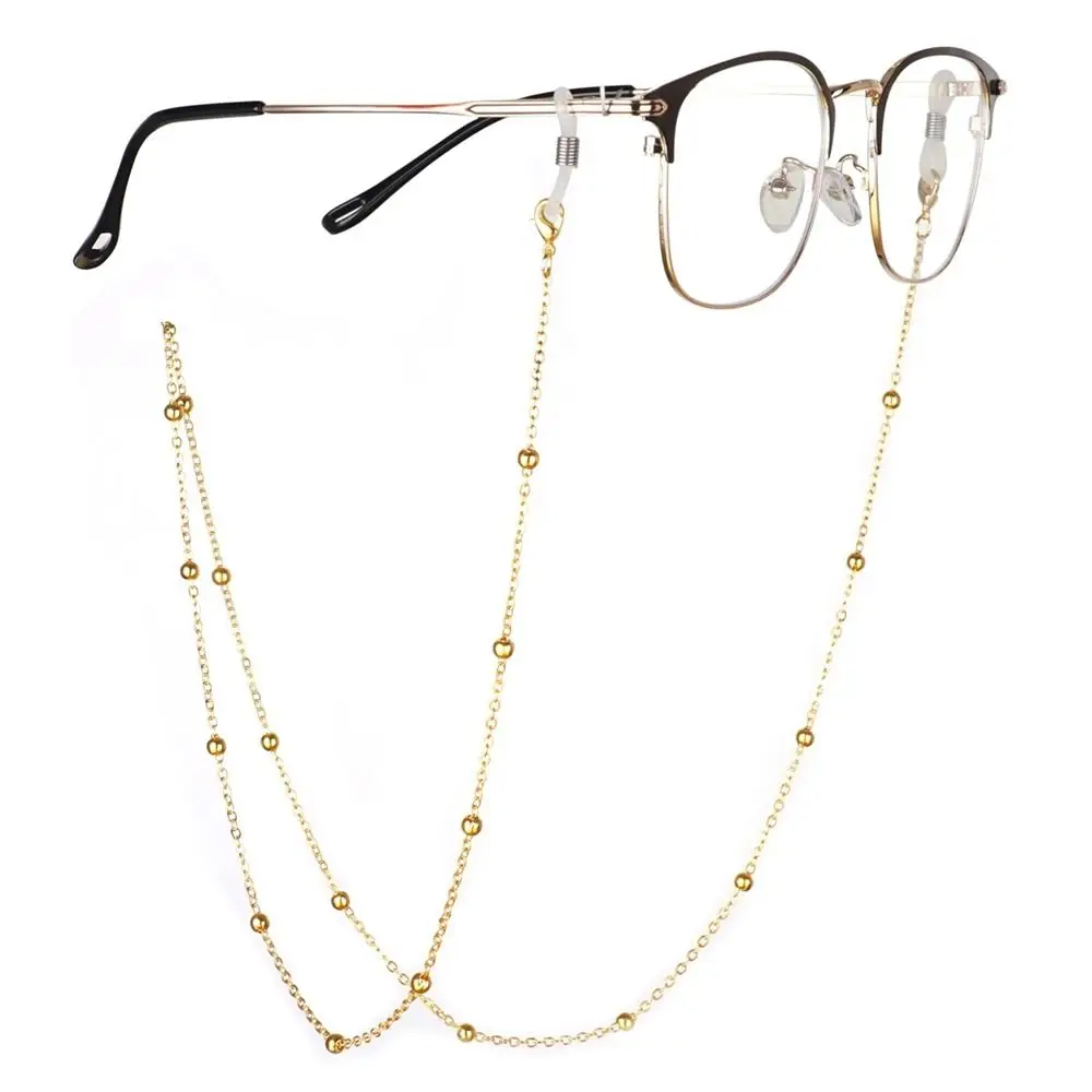 Strap String Metal Chain Anti-lost Beads Chain Mask Lanyard Mask Chain Metal Glasses Chain Spectacle Cord Sunglasses Chains