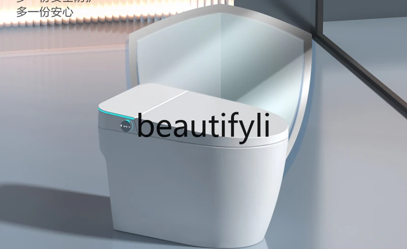 

Light smart toilet, fully automatic household automatic flip, no water pressure limit, instant heating integrated toilet