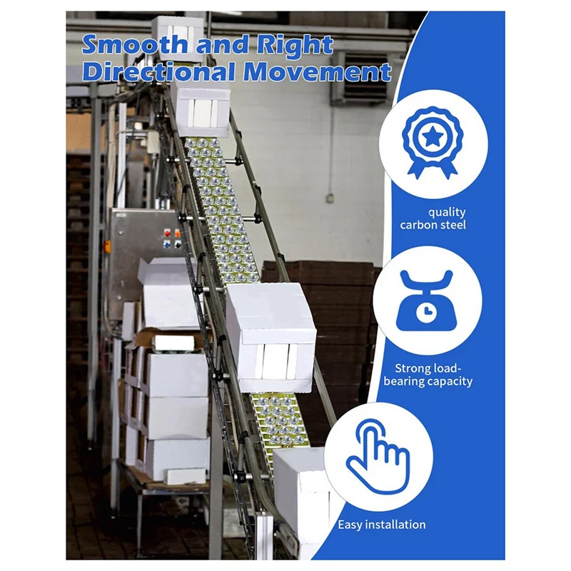 32 قطعة محمل نقل كروي، عجلات كروية من الفولاذ الكربوني مقاس 1 بوصة، وحدة نقل كروية مثبتة عالمية للناقل المتين #4