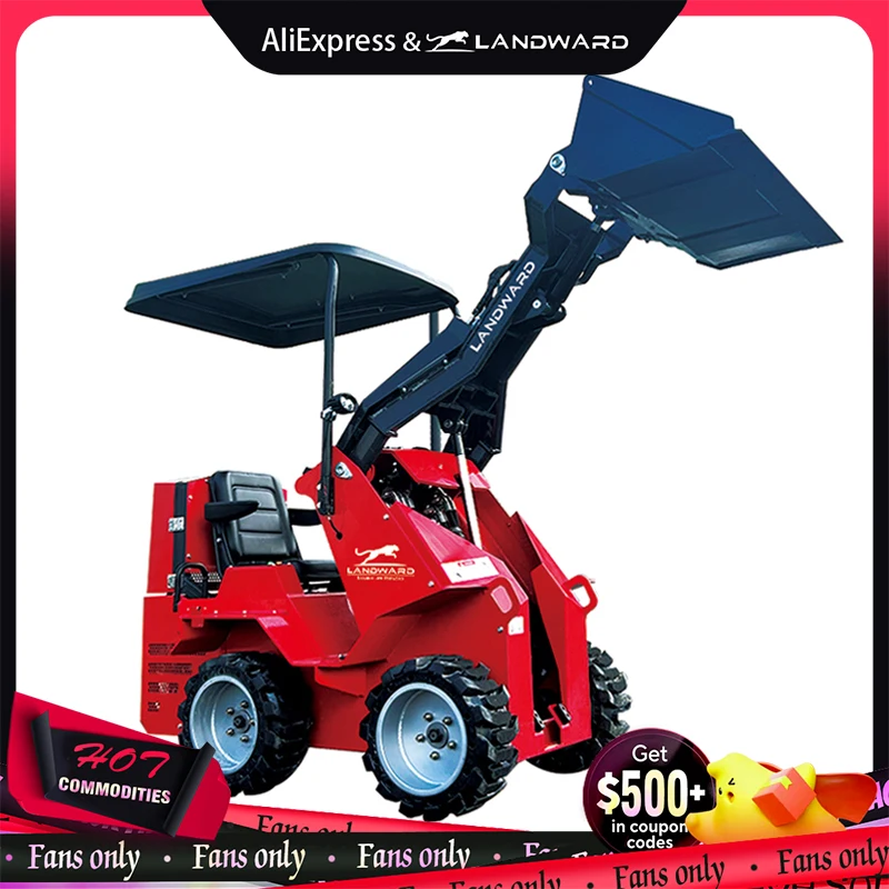 EURO 5 EPA Mini Skid Steer Loader China Manufacturer Multifunctional Small Skid Loader High Quality Wheel Loader Customized Sale